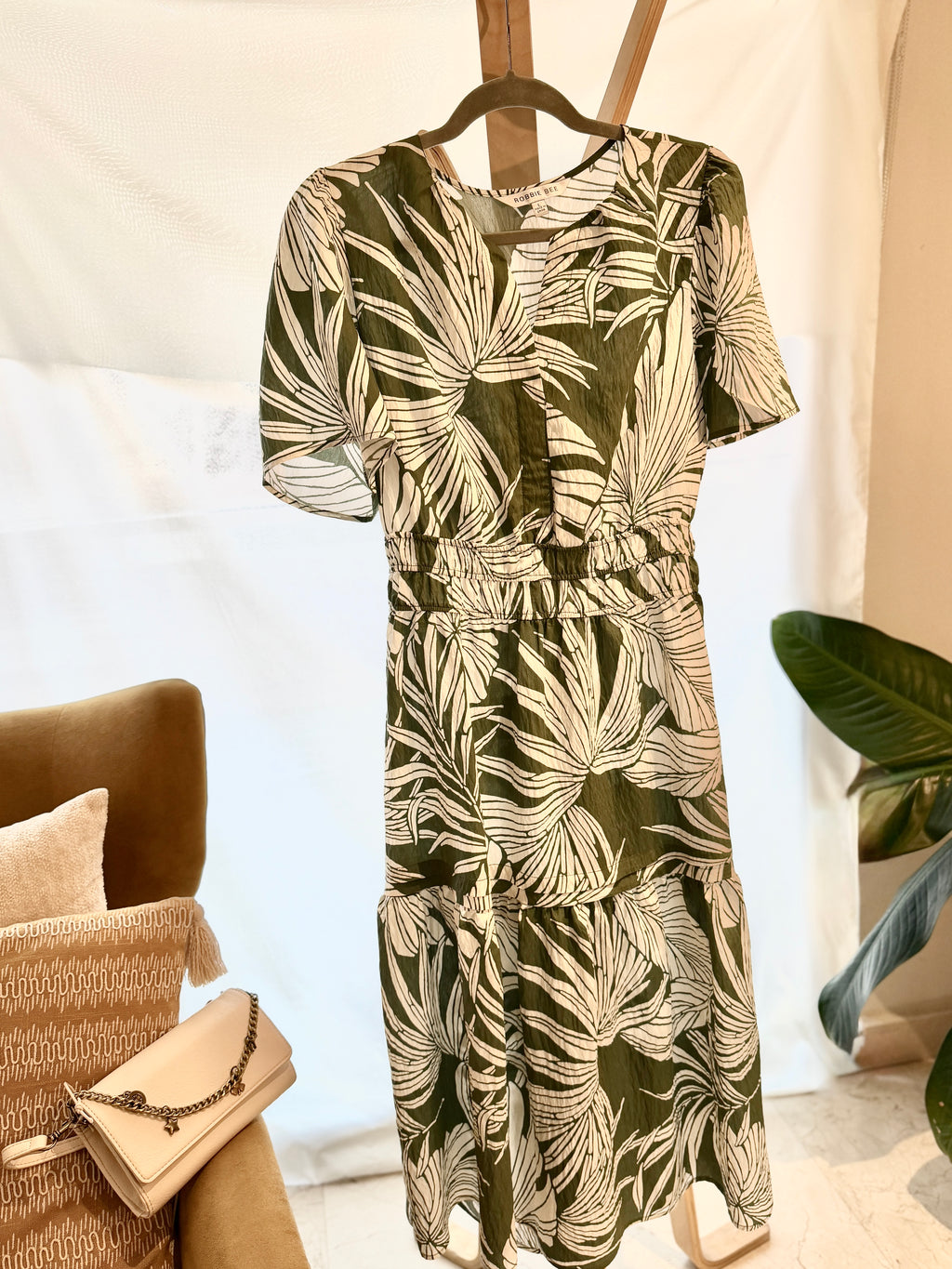 Vestido verde Tropical