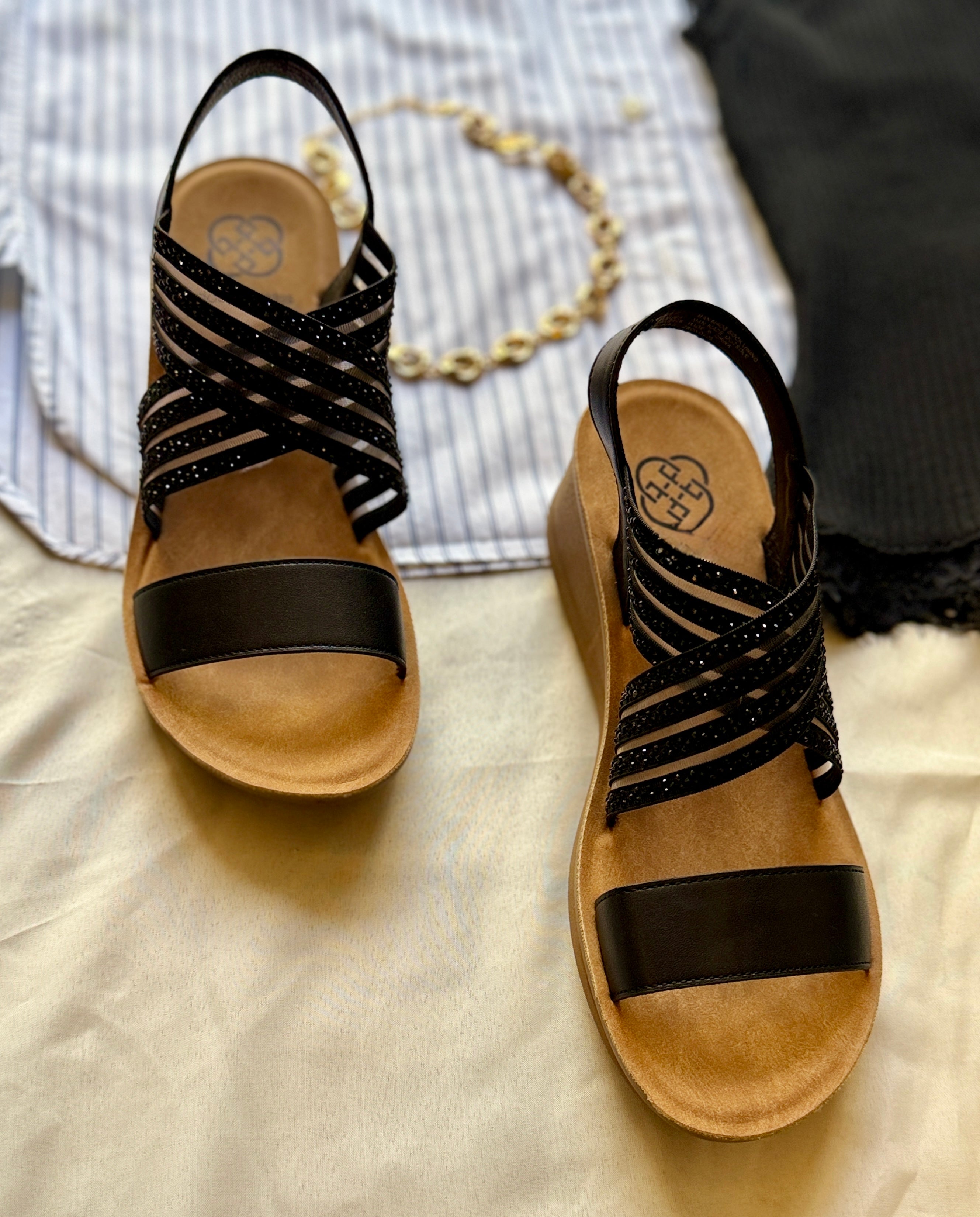 Sandalias Negras versátiles
