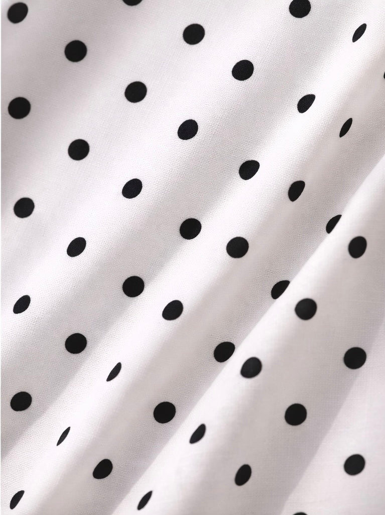 Vestido Polka dots negros