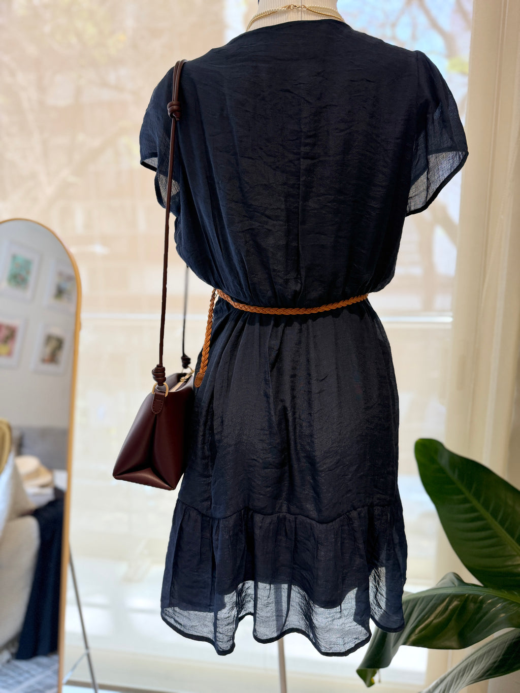 Vestido tipo mezclilla azul