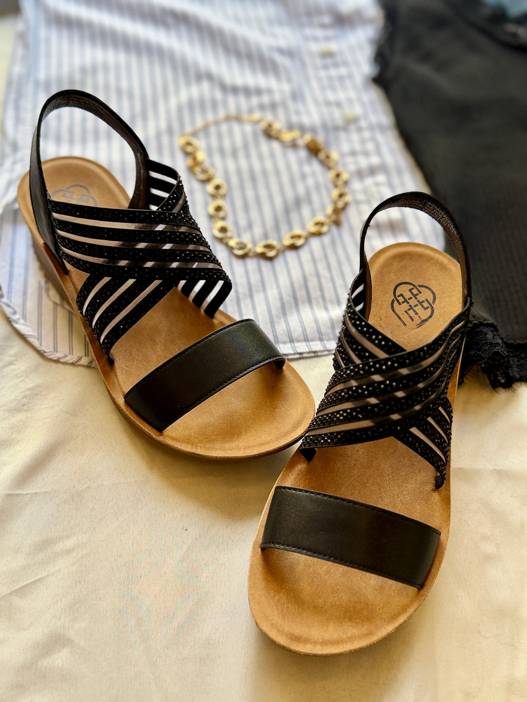 Sandalias Negras versátiles