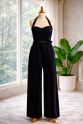 Jumpsuit halter negro